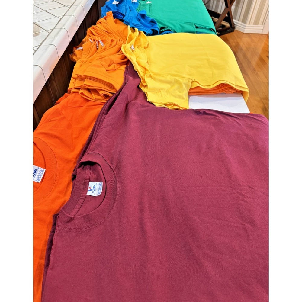 24 Wholesale Lot Mens T-Shirts Yazbek Cotton S-3XL Reseller Bulk Pack New - Picture 4 of 12